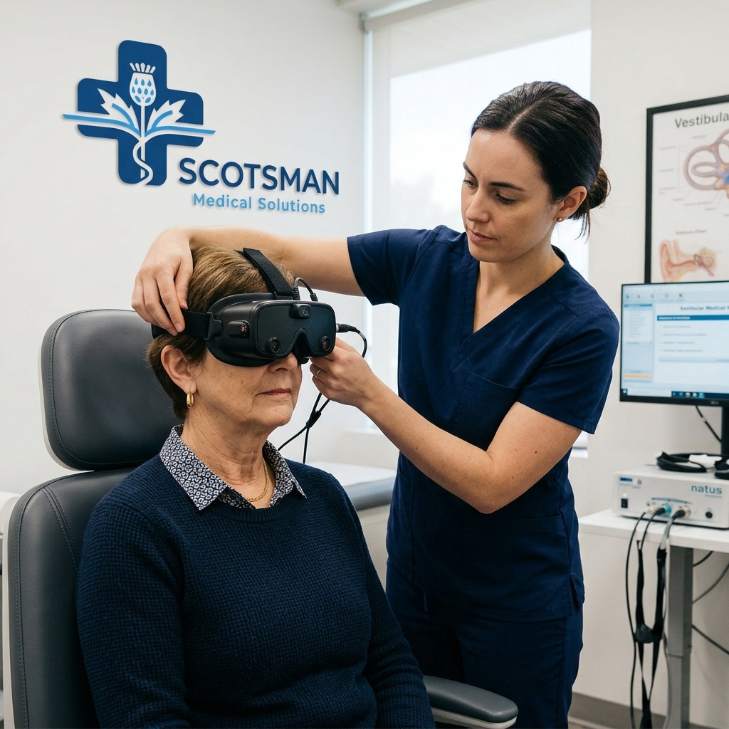 Mobile VNG concussion testing in progress
